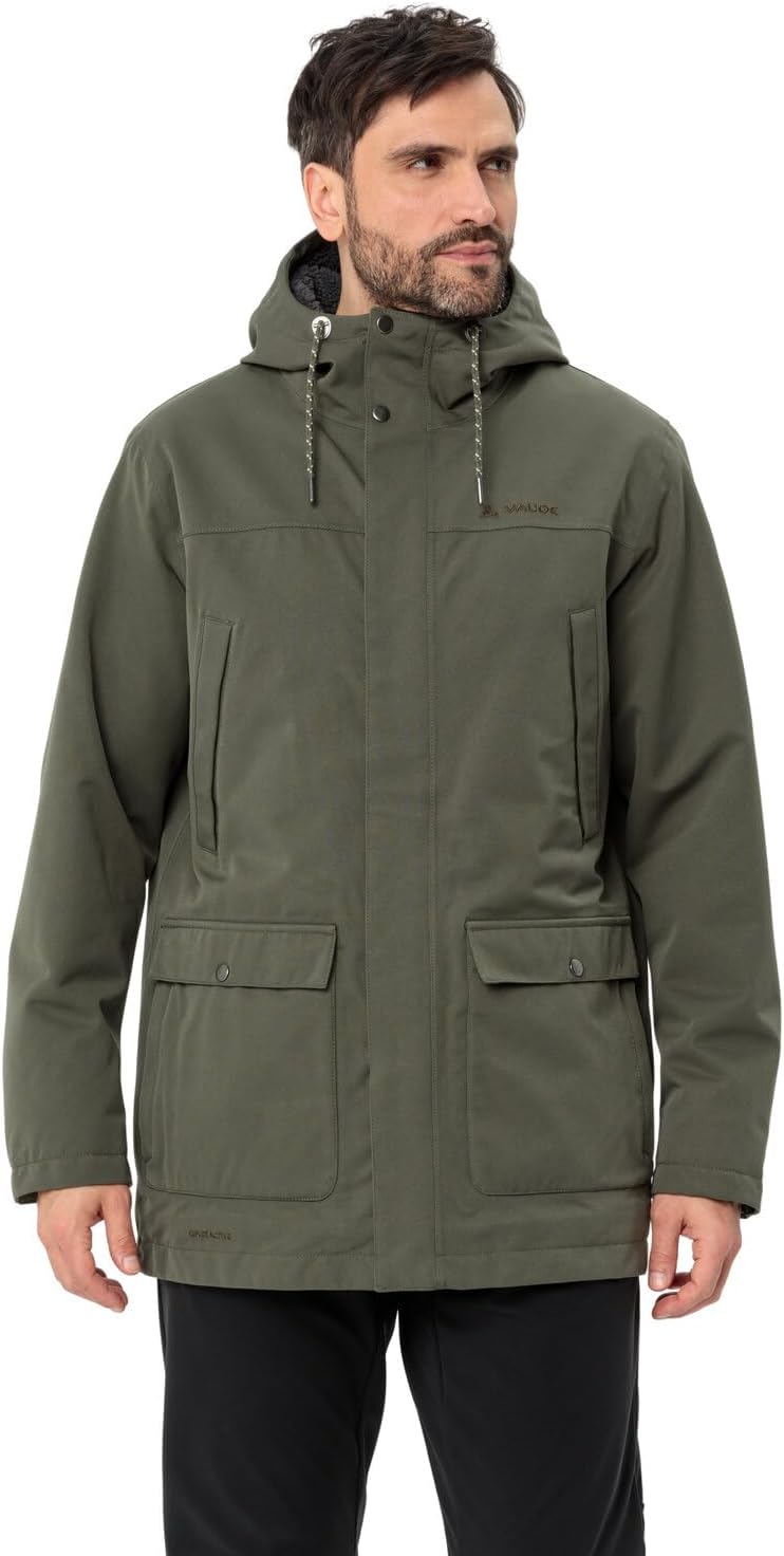 VAUDE Herren Men's Manukau Parka Ii Jacke M black/khaki, M black/khaki