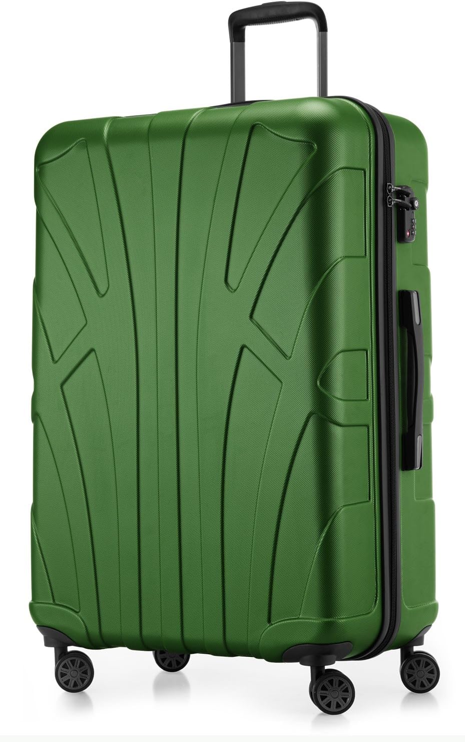 suitline grosser Hartschalen-Koffer Koffer Trolley Rollkoffer XL Reisekoffer, TSA, 76 cm, ca. 96-110
