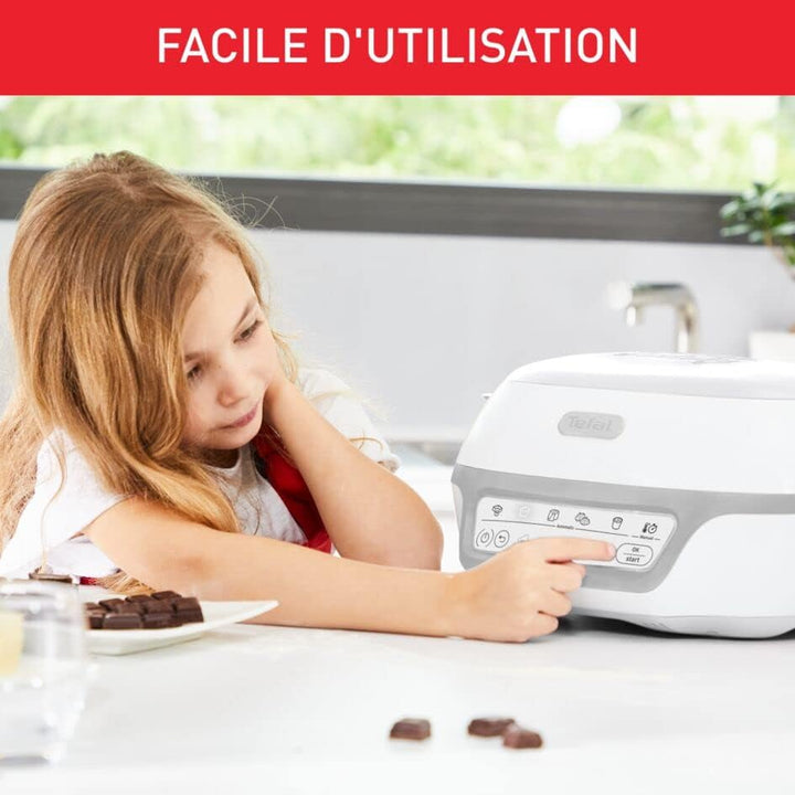 Tefal Cake Factory Délices Kuchenmaschine, 5 Auto-Programme, manuelle Modus, CreaBake, Muffinformen,
