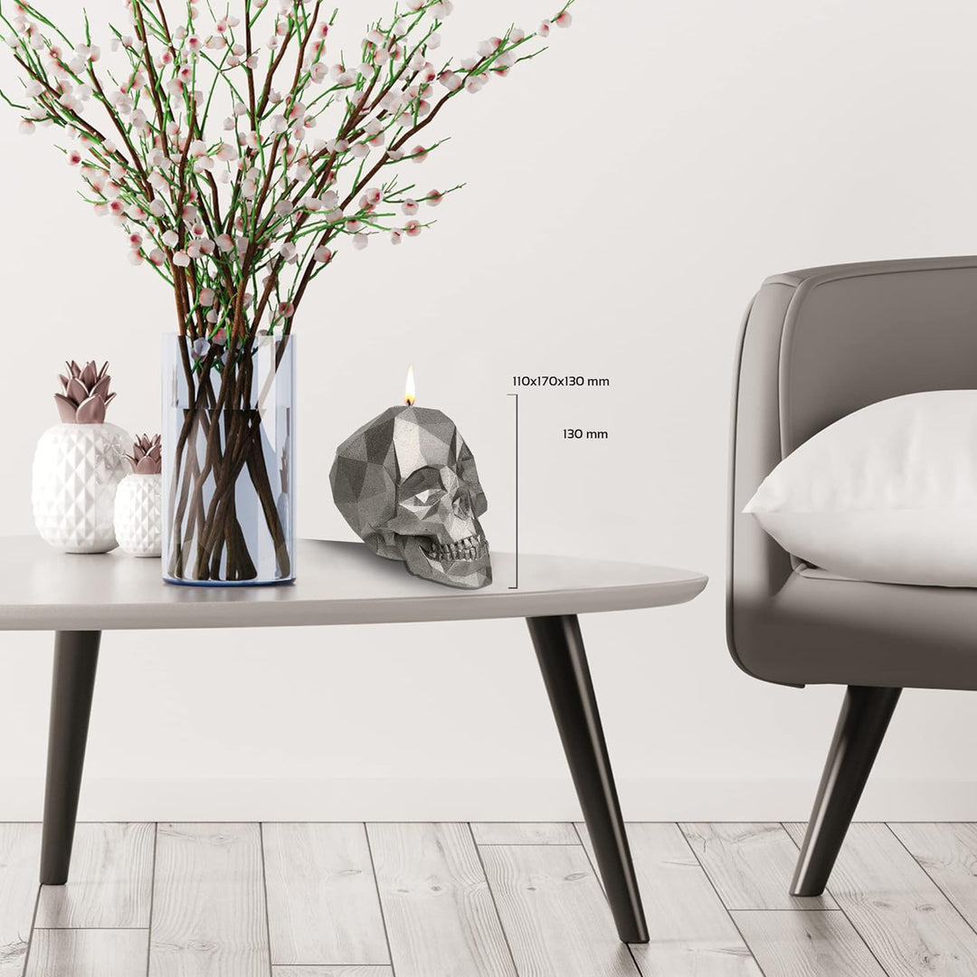 Candellana Skull Kerze Aesthetic 110 x 170 x 130 mm - Kerzen Aesthetic 3D - Candles Aesthetic - Deko