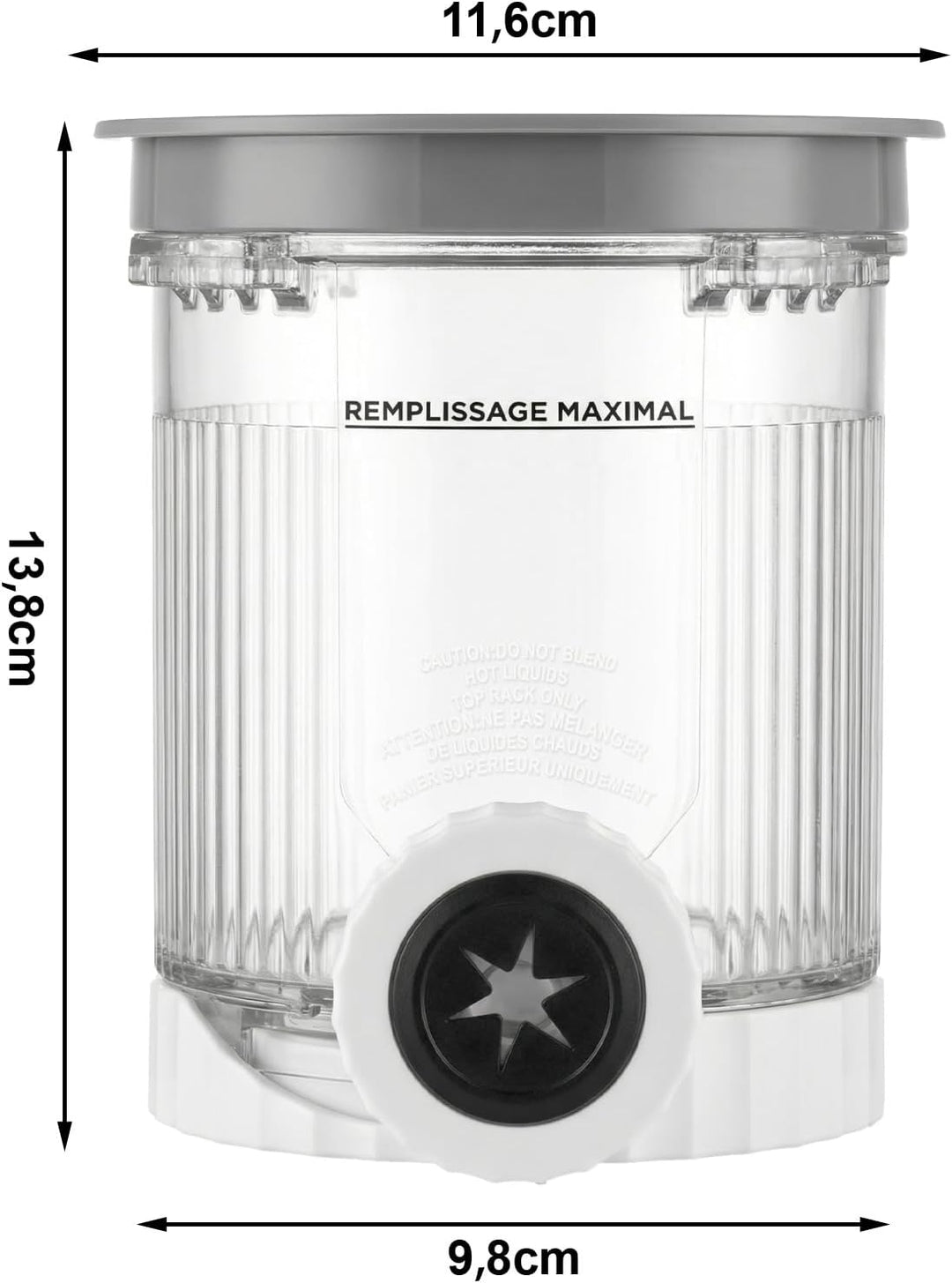 4er Pack Ersatz-Eisbehälter für Ninja Swirl, 470ml Pint-Becher mit farbigen Deckeln, Auslaufsicher &
