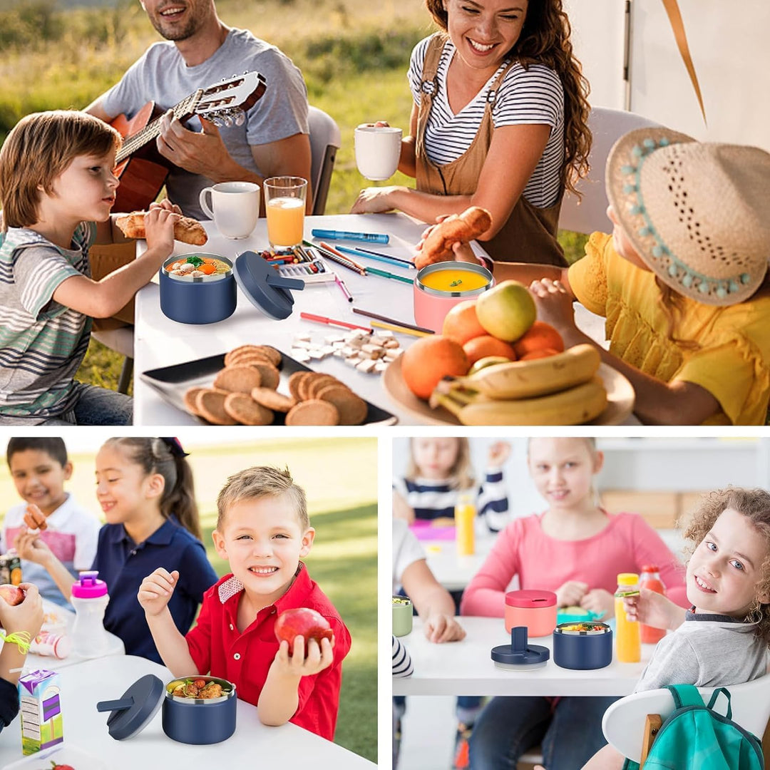 Itslife Thermobehälter für Essen 350ml Edelstahl Warmhaltebebehälter, Kinder auslaufsicherer Lunchbe