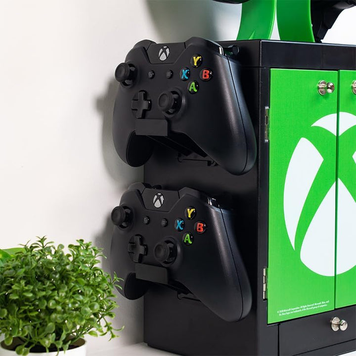 Numskull Offizieller Aufbewahrungsschrank für Xbox Series X Spiele, Kopfhörerständer und Controller-