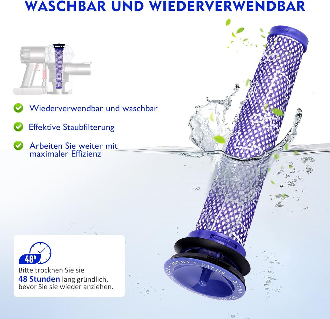 V6 Staubbehälter für Dyson V6 DC58 DC59 DC62 DC74 Staubsauger Ersatzteile, A Schnittstelle Staubbech