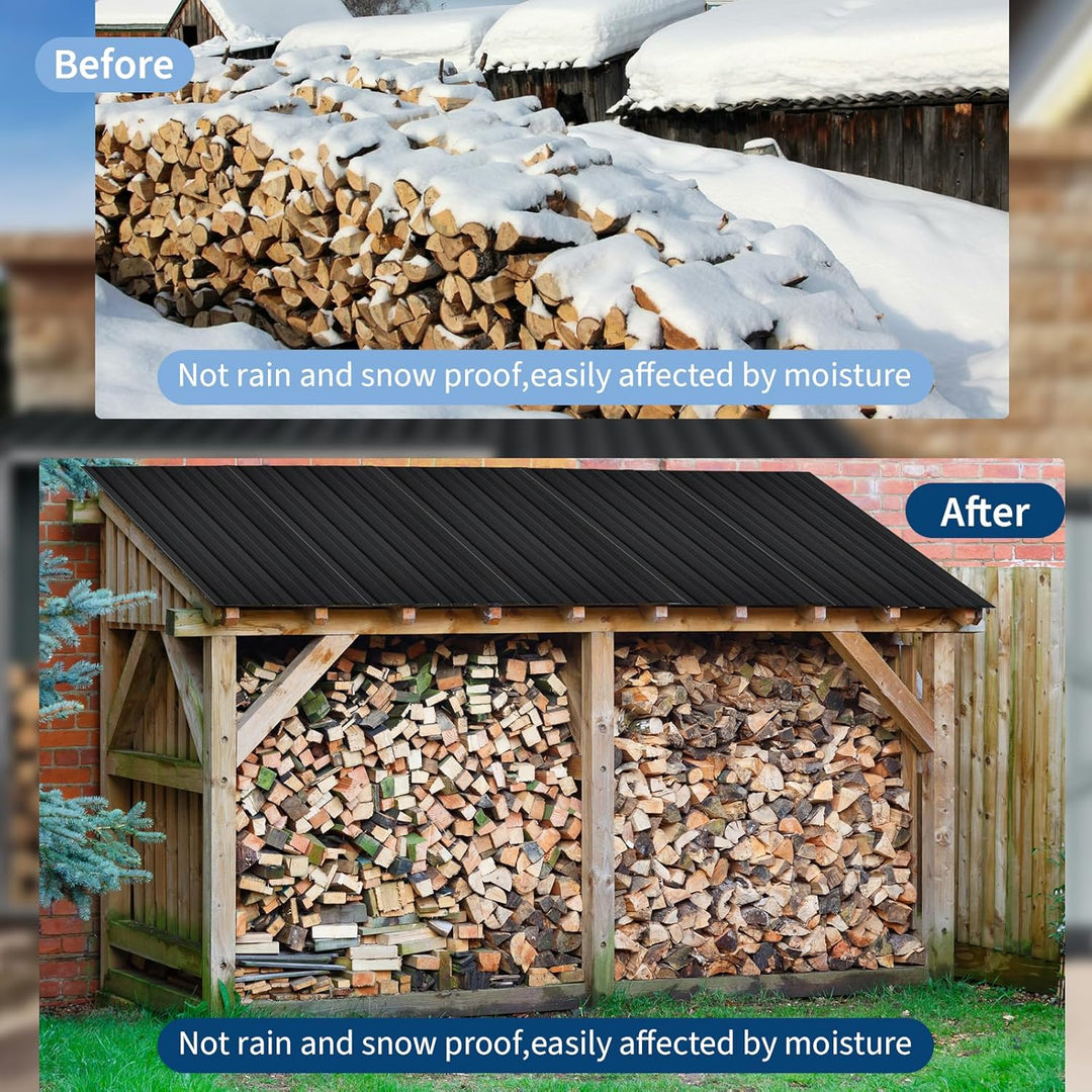Trapezblech 20er Set, Profilblech 108cm x 43cm = 9,3m², Verzinkt Rostresistent Wetterfest Dachblech