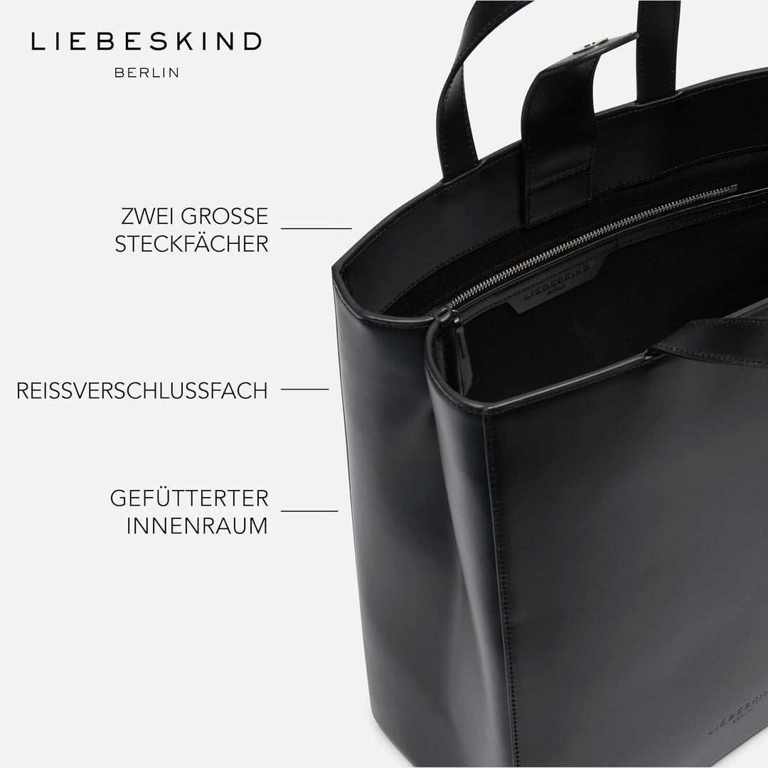 Liebskind Berlin Suede Paperbag Tote M, Medium (HxBxT 34cm x 29cm x 15cm) Dark Mandarine, Dark Manda