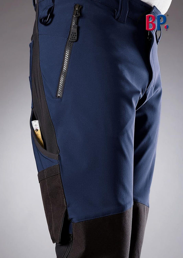 BP 1861-620-1432-62n Super-Stretch-Hose für Männer, Schlanke Silhouette mit höherer Taille am Rücken