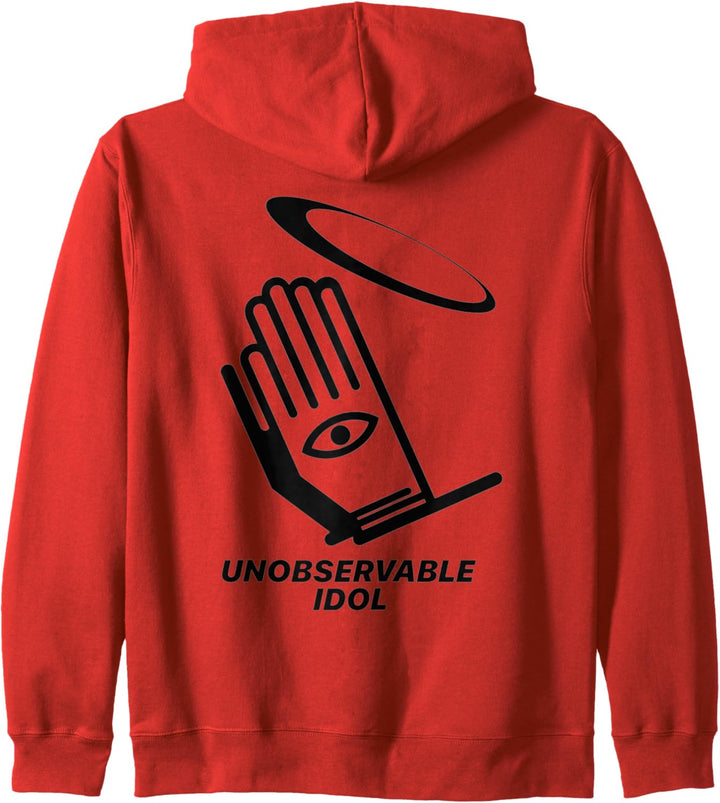 NAR-T-0002-Nicht beobachtbares Idol-Logo Kapuzenjacke