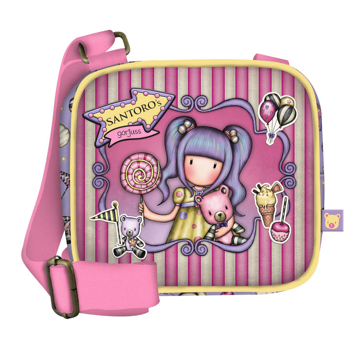 safta 1039GJ10 Mini-Schultertasche Gorjuss Fairground First Prize 16,5 x 15 x 6,5 cm, bunt