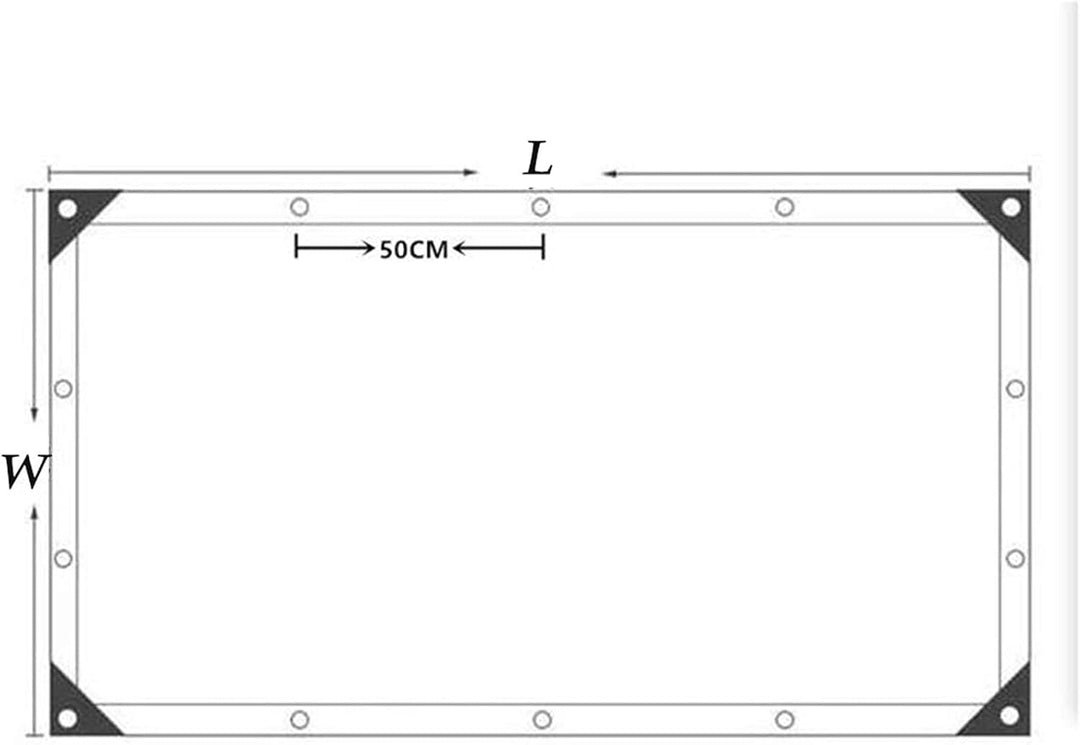 Abdeckplane Transparente mit Ösen, 0,3mm Klare wasserdichte PVC Plane, Vielseitige Gemüseabdeckung f