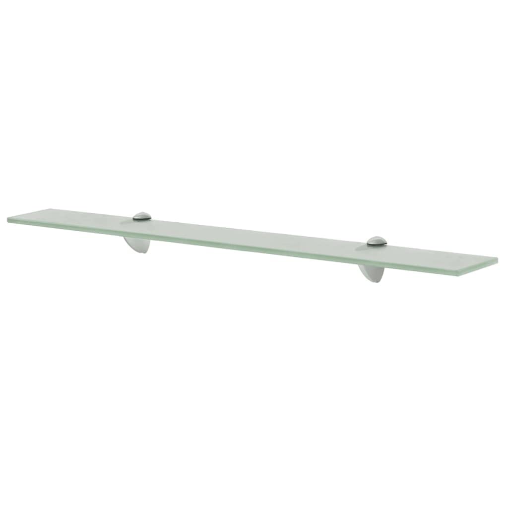 vidaXL Wand Regal Glasregal Glasboden Glasablage Badregal Mattiert 70x20 cm 8 mm Weiss 70 x 20 cm/1,