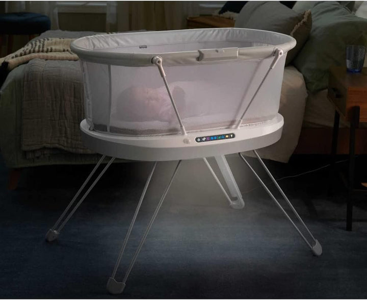 Fisher-Price GXL76 - Premium Babybett mit Smart Connect - Einstellbares Babybettchen, für Säuglinge
