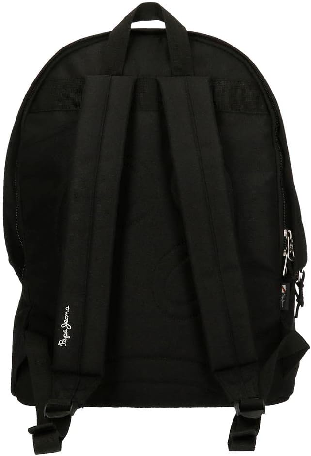 Pepe Jeans Unisex, Kinder Aris Rucksack und Federmäppchen (1er Pack) 30cm x 44cm x 20cm Schwarz, 30c