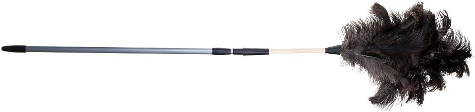 Redecker Staubwedel mit Straussenfedern, ausziehbarer Teleskopstiel