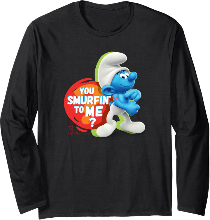The Smurfs Schlumpfe Hefty You Smurfin' to Me? Langarmshirt