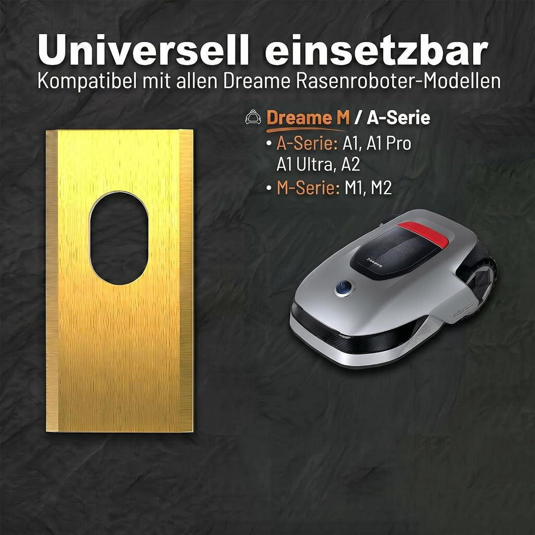 HAUSPROFI 60x Titan Ersatzmesser Ersatzklingen für Dreame A1 / A2 / A1 Pro/Ultra & M1 / M2 Mährobote