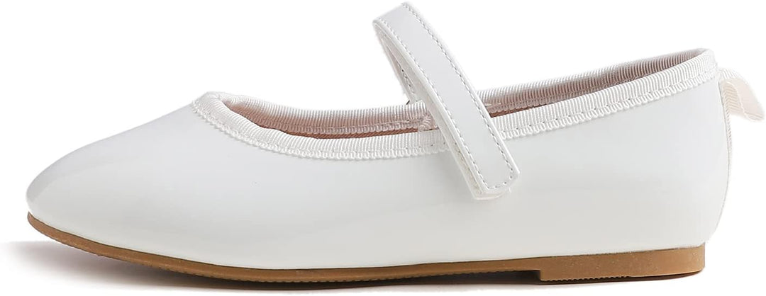 Feversole Girls Cute Dress, Mädchen süsses Kleid Mary Jane Schuhe weiche Party Urlaub Ballerinas 31