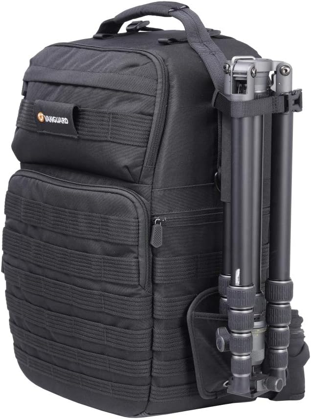 Vanguard VEO Range T48 Rucksack für Pro DSLR/spiegellose Kameras, taktischer Stil, Schwarz Veo Range