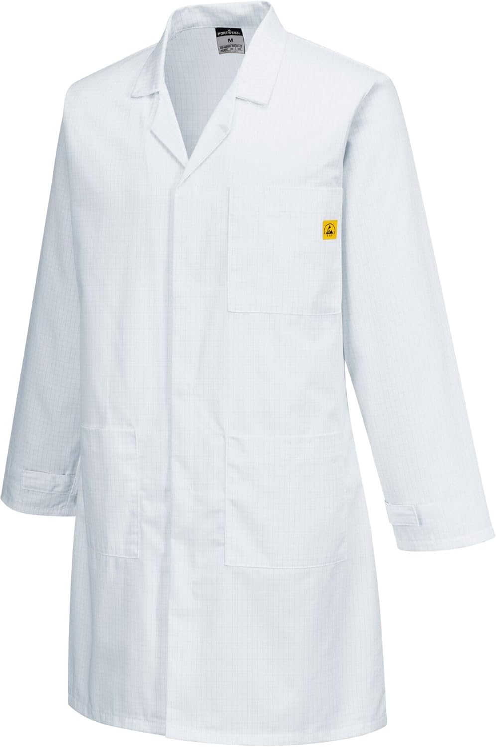 Anti Static Coat, colorWhite talla 3 XL 3XL Weiss, 3XL Weiss