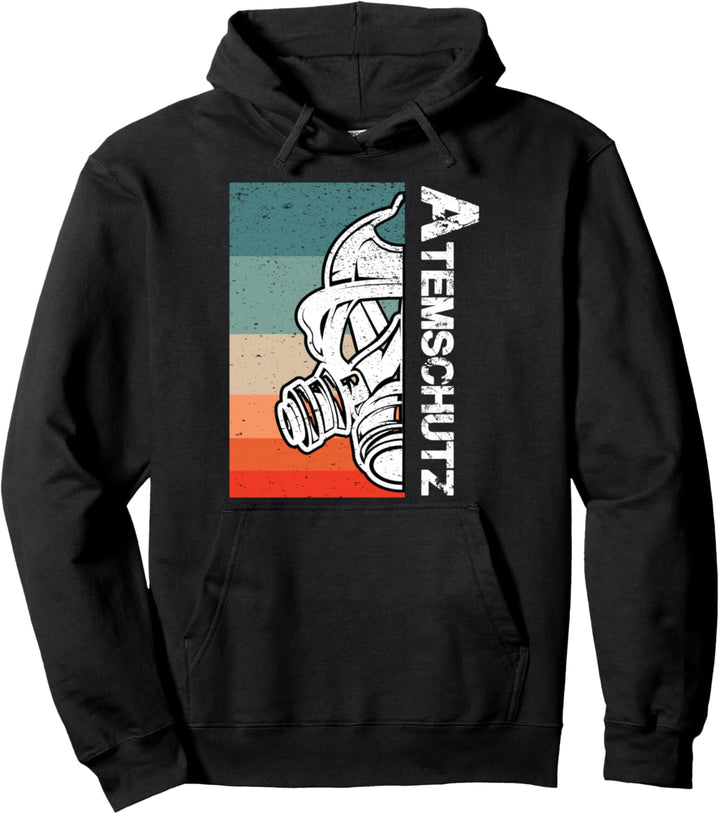 Vintage Feuerwehr Atemschutz Atemschutzgeräteträger Pullover Hoodie