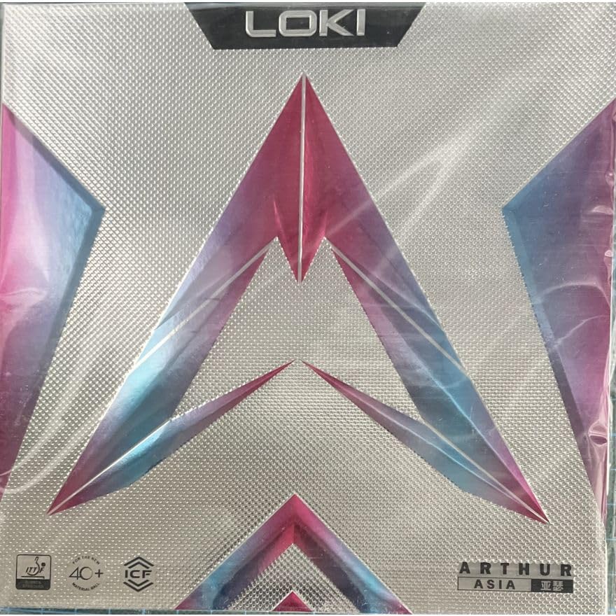 Loki Arthur Asia rot max. (2,1mm) - Profi Tischtennisbelag