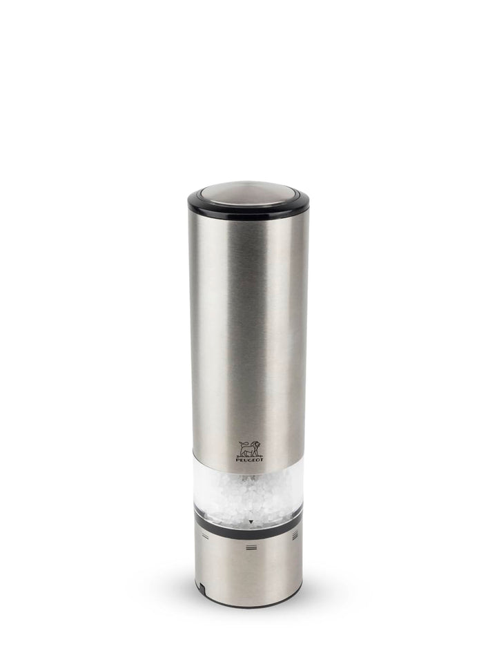 Peugeot Elis Sense Elektrische Salzmühle, Mahlgradeinstellung u'Select, LED-Licht, Höhe: 20 cm, Edel