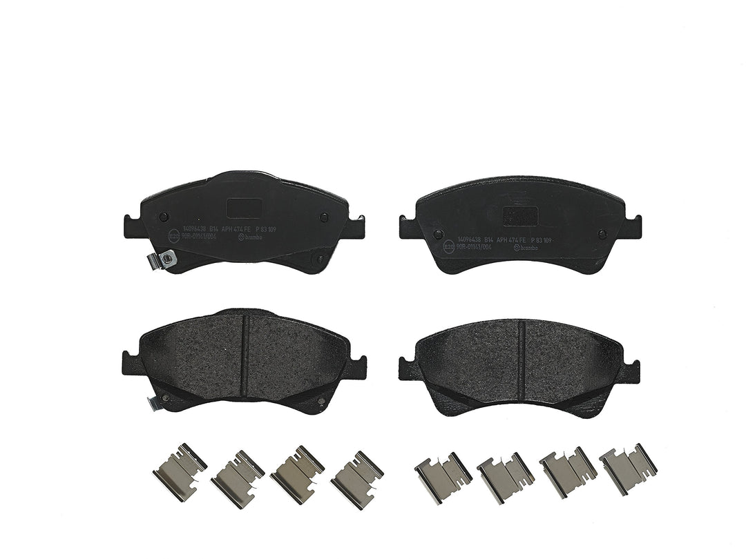 Brembo P 83 109 Bremsbelagsatz, Scheibenbremse - (4-teilig)