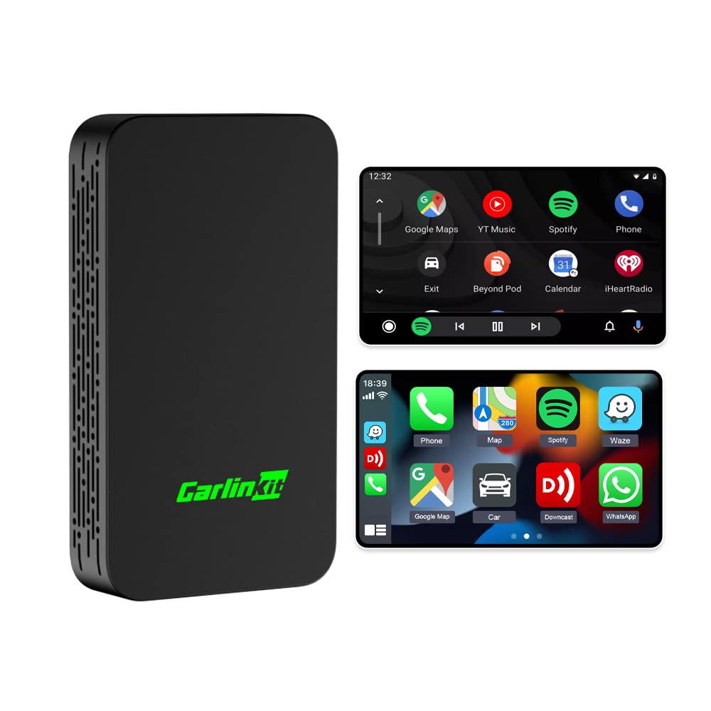 Carlinkit 5.0 2air CarPlay Wireless und Android Auto Wireless Adapter,für Autos mit CarPlay und Andr