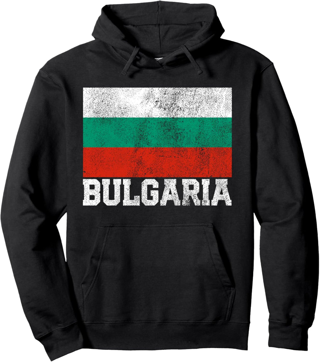 Bulgaria Flag Family Pride Country Men Women Vintage Pullover Hoodie