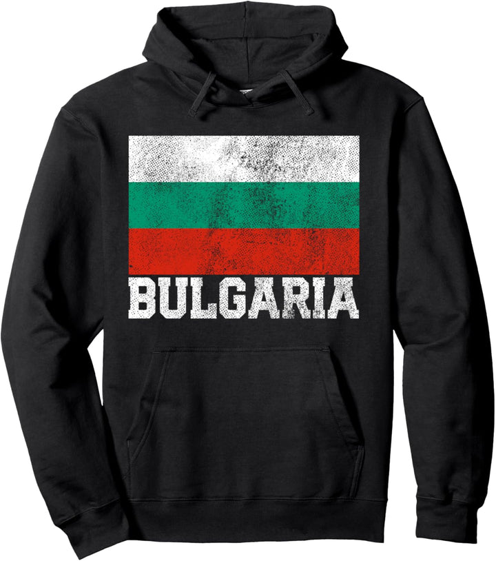 Bulgaria Flag Family Pride Country Men Women Vintage Pullover Hoodie