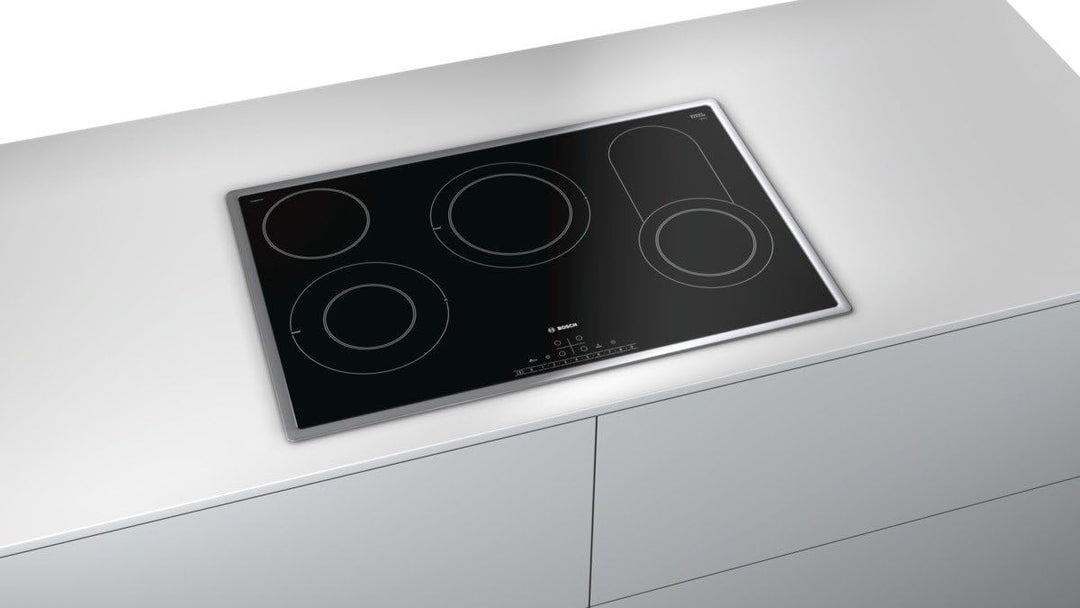 Bosch PKC845FP1D Serie 6 Cerankochfeld (autark), 80 cm breit, Made in Germany, Bräterzone für grosse