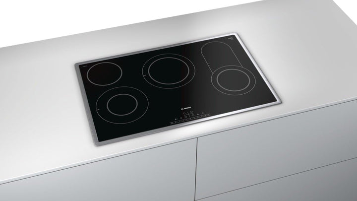 Bosch PKC845FP1D Serie 6 Cerankochfeld (autark), 80 cm breit, Made in Germany, Bräterzone für grosse