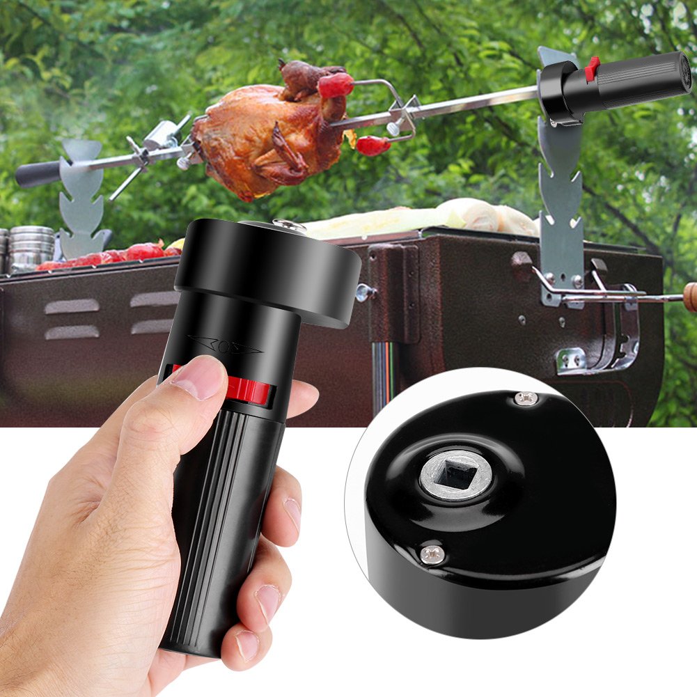 Ejoyous Barbecue Grill Rotator Motor, Batterie Grillmotor DC 1,5 V Batteriebetriebener Rotisserie Gr