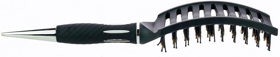 Kent 100% Boar Bristle Curved Nylon Brush - KS02 by Unknown