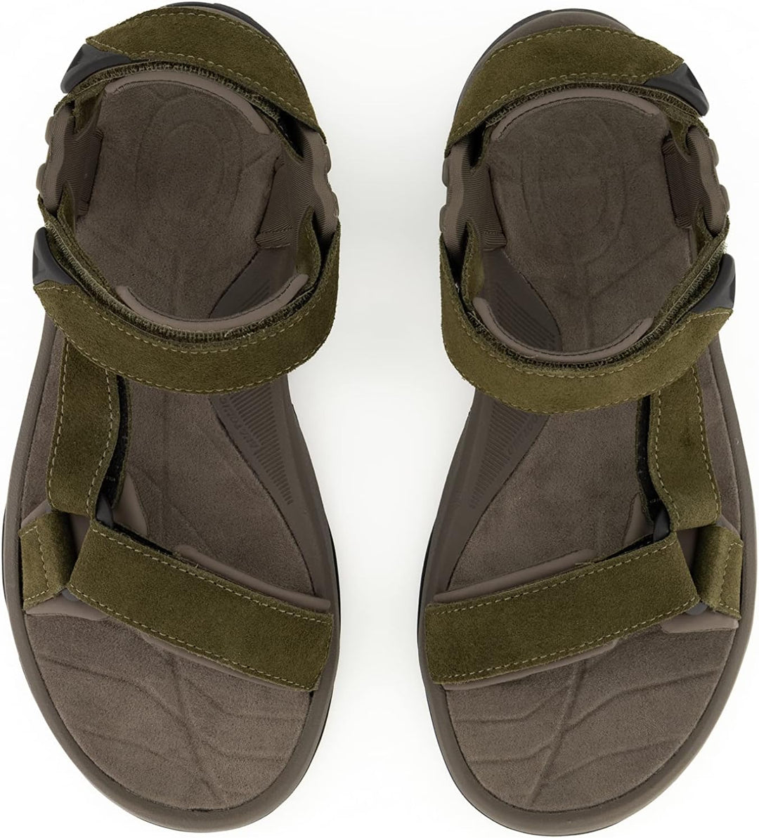Teva Herren M Terra Fi Lite Suede Sportsandale 43 EU Dark Olive, 43 EU Dark Olive