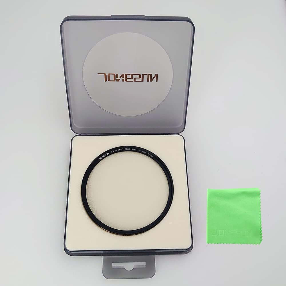 JONGSUN S-Pro MRC Black Mist 1/4 Filter 77mm, Schwarzer Soft Pastell Traum Film Spezialeffekte Filte
