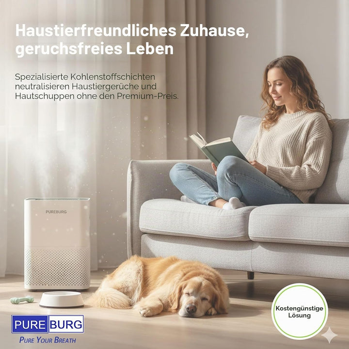 PUREBURG FY3433 FY3432 Ersatzfilter Kompatibel mit Philips AC3256 AC3257 AC3259 AC4550 Luftreiniger