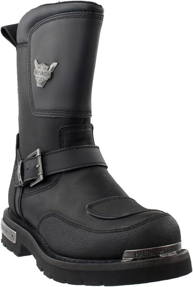 Harley-Davidson Men's Shift Boot 43 EU Schwarz, 43 EU Schwarz