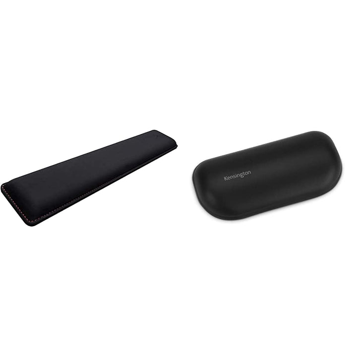 HyperX HX-WR Wrist Rest Pad, Schwarz & Kensington K52802WW ErgoSoft Handgelenkauflage (für Standardm