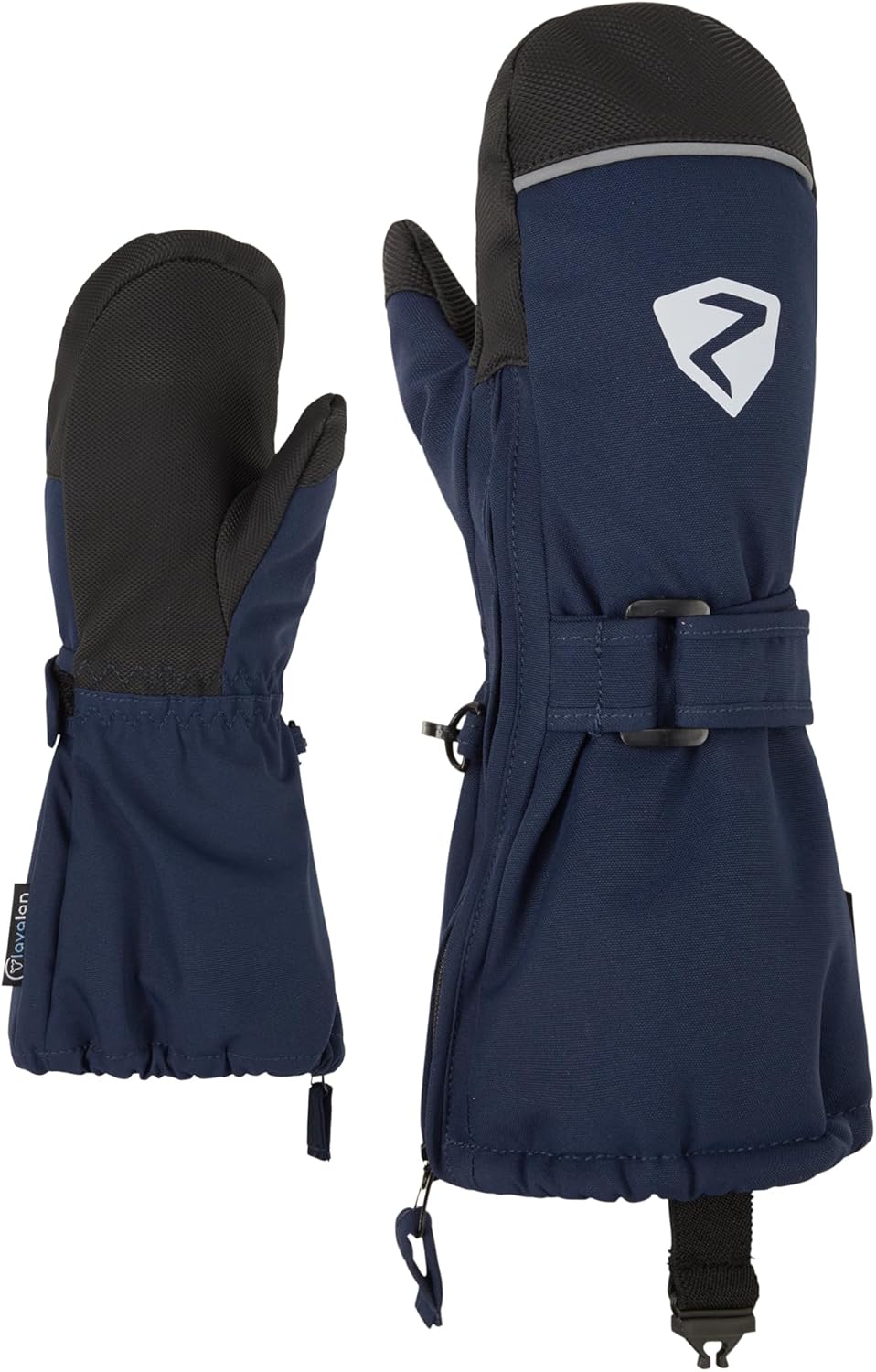 Ziener Unisex Baby Lanup Ski-Handschuhe/Wintersport | wasserdicht, extra warm, Wolle 2 dark navy, 2
