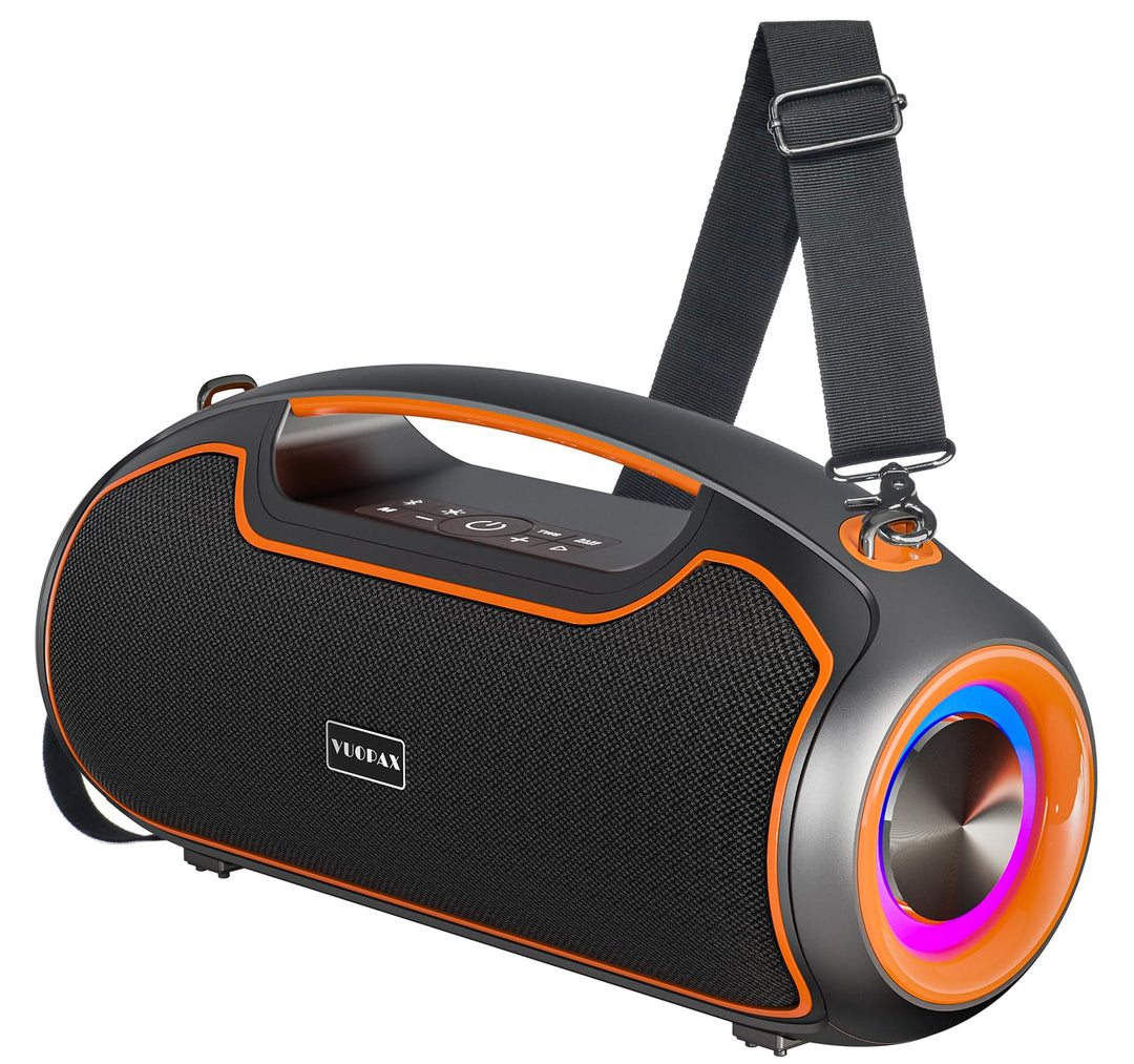 Bluetooth Lautsprecher, Tragbare Musikbox Bluetooth 5.3 mit 2 * Subwoofer,200W Spitzenleistung/Bass