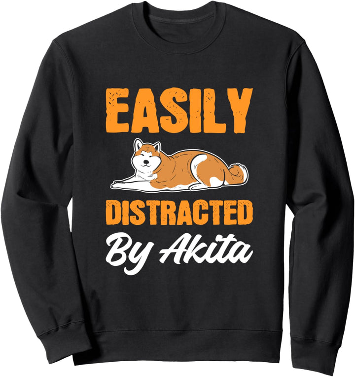 Von Akita abgelenkt Hundewanderer Sweatshirt