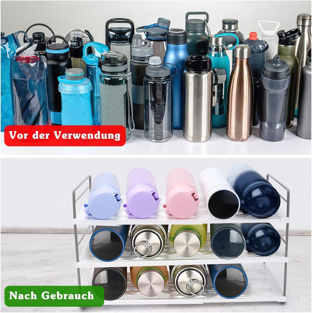 Flaschenregal, Flaschenhalter Kühlschrank, Flaschenregal Stapelbar, Flaschenregal Kühlschrank, Weinr