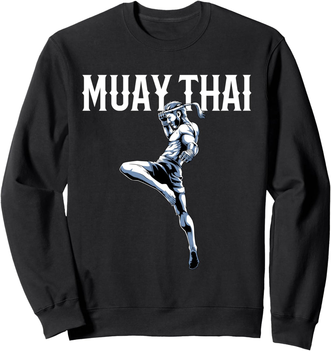 Muay Thai Thai Boxen und Kickboxen Sweatshirt