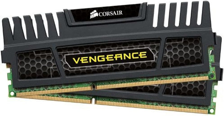 Corsair CMZ8GX3M2A1600C9 Vengeance 8GB Arbeitsspeicher ((2x 4GB) DDR3 1600 Mhz CL9) schwarz Schwarz
