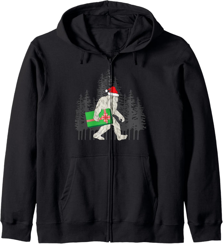 Bigfoot Weihnachtsmütze & Geschenk lustige Parodie Kapuzenjacke
