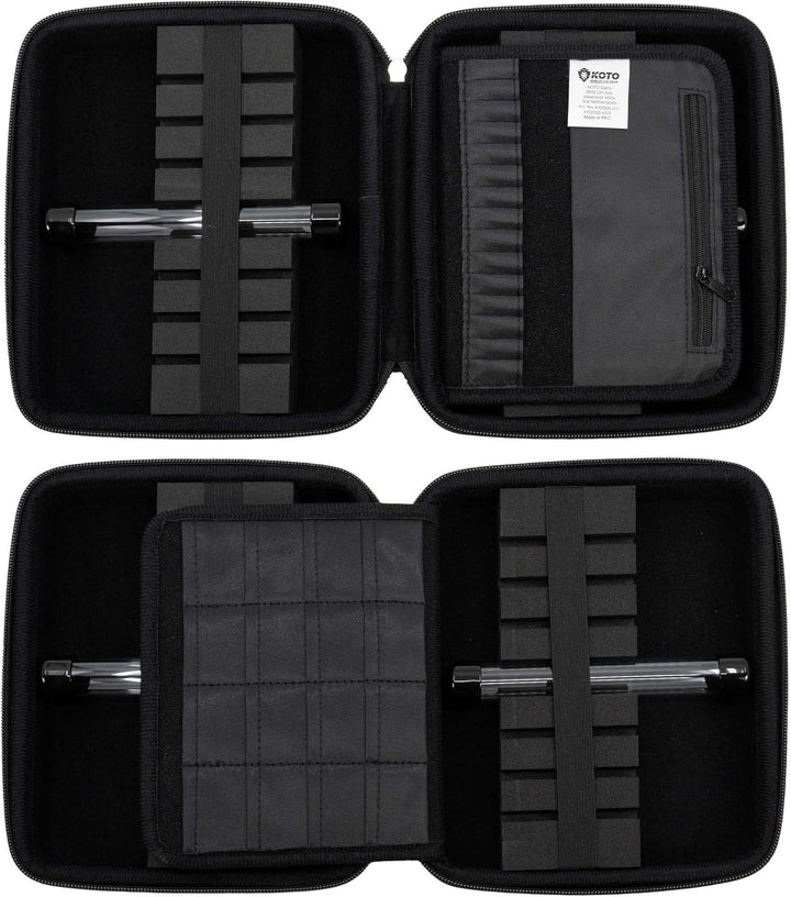 KOTO - Dartwallet Eva Large Blau, Darttasche mit Reissverschluss, Dart Hülle, Dartkoffer, Darts Box