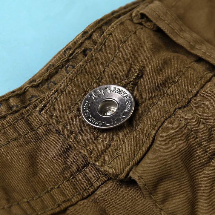 Aeslech Shorts für Frauen mit mehreren Taschen, Cargo-Casual Sommer 16 Coffee, 16 Coffee