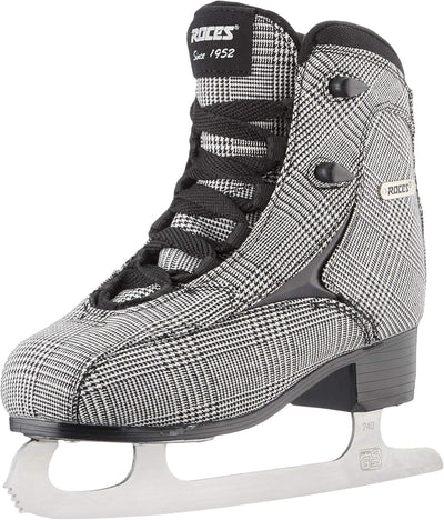 Roces Damen Schlittschuhe Brits 39 CHECK BLACK WHITE SILVER, 39 CHECK BLACK WHITE SILVER