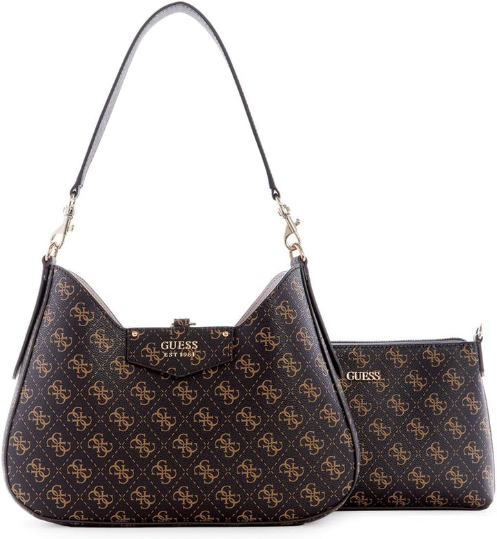 Guess jeans Hwesg8 39002 Frau S Petite Brown Logo, S Petite Brown Logo